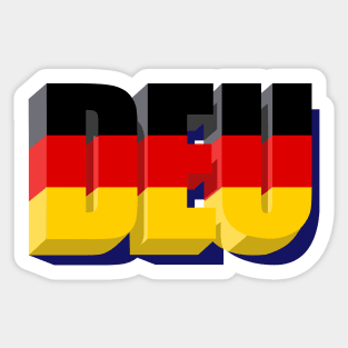 Germany 3D Sticker